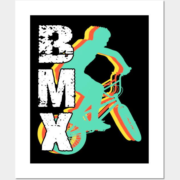 BMX Biker Wall Art by Shirtrunner1